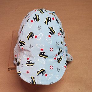 I Play Sun Protection Hat 2T-4T Blue